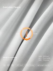 GLOWMODE Cotton-Blend Fleece Regular Fit Adjustable Waist Pocket Joggers Cozy Warm Fall Winter - Grey - View 4