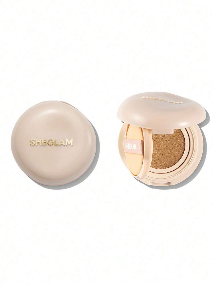 SHEGLAM Lock & Go Long-Lasting Cushion Foundation-Golden Brand Beauty Makeup Face Paint Cosmetic For Women Girls Perfect For Spring Summer Ideal For Y2K Fancy Fashion Suitable For Birthday Mother'S Day Gift Rave Party Ready Best Color - Golden - View 14