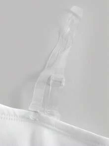 Pitira 少女黑白撞色露肩大蝴蝶结装饰派对礼服，伴娘礼服，优雅正式晚宴婚礼宾客礼服，适合毕业典礼、晚宴、春节、圣诞节、万圣节、秋冬季单肩连衣裙，女童黑白吊带派对礼服 - 黑與白 - 查看 7