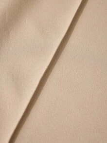 CLARA VERO Women's Solid Color High Waist Toothpick Stripe Design Straight Leg Casual Office Pants - Beige - View 8