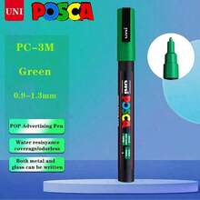 SHEIN UNI 全新包装油漆马克笔套装和单支装 1M 3M 5M 水性颜料永久性丙烯笔涂鸦艺术学校用品 - 3M 0.9-1.3MM - 查看 14