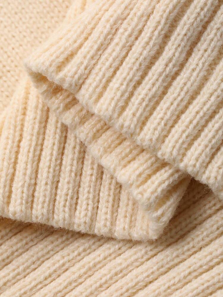 Chic Off-Shoulder Sweater For Women, Loose Relaxed Fit, Versatile, Soft & Cozy, Long Sleeve, Autumn/Winter