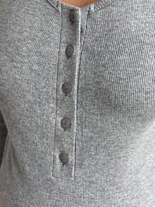 SHEIN 女士舒适休闲半开式哺乳连衣裙 - 灰色 - 查看 6