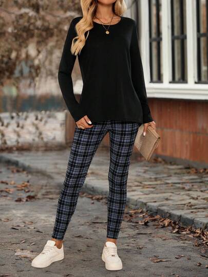 black long sleeve deep v neck dress Fitted Stretch Jersey Wrapped Bodice Deep V-Neck Modest Long Sleeves L –  smcfashion.com