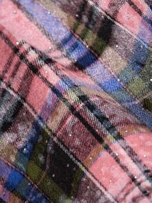 Manfinity Roghcode Men's Plaid Short Sleeve Shirt, Young Style - Multicolor - View 3