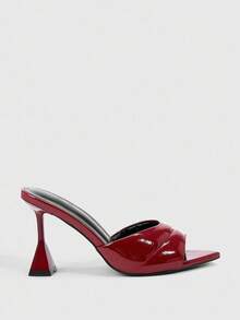 CUCCOO SZL Women's Fashion Sexy Elegant Pointed Toe High Heel Sandals - Burgundy - View 3