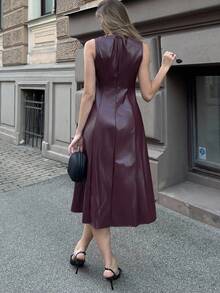 Pariaura 万圣节女式长裙 - 酒紅色 - 查看 2