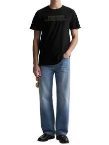Diesel Men's T-Shirts Comfortable Versatile Lightweight Daily Weekend Sports Black A16861-RPATI-900 - Black - View 3
