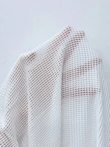 Swim SXY Summer Beach Plain Backless Cover Up - White - View 5