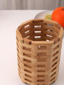 1个竹制餐具篮 - 杏色 - 查看 9