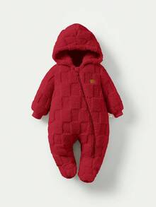 Cozy Pixies Tutina con cappuccio in pile con motivo cartoni animati per bambino