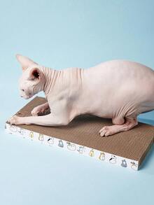 Zazumi 超大瓦楞纸板猫抓柱 - 耐用的室内猫抓柱，双面波浪纹设计，防滑底座，家具保护垫和爪子保护垫 - 彩色 - 查看 5