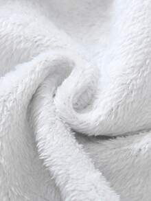 2件套男童针织面料英式刺绣保暖连帽衫和裤子套装，秋冬季