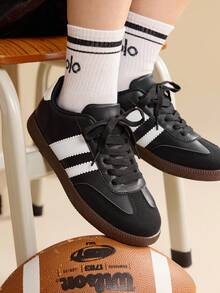 CUCCOO EASI 2024 New Spring Women Retro Versatile Casual Sneakers, Flat White Shoes