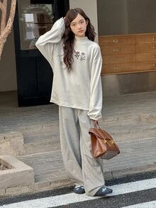 DAZY 女童青少年T恤，秋装