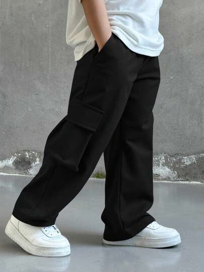 舒适时尚多功能迷彩宽松工装裤，适合男婴和女婴在春夏季室内、户外、日常穿着、运动、玩耍、聚会、拍照、度假、节日穿着