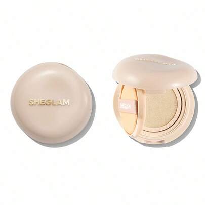 SHEGLAM Lock & Go Long-Lasting Cushion Foundation-Linen Brand Beauty Makeup Face Paint Cosmetic For Women Girls Perfect For Spring Summer Ideal For Y2K Fancy Fashion Suitable For Birthday Mother'S Day Gift Rave Party Ready Best Color