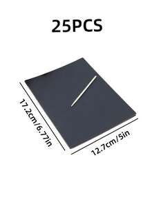 SHEIN 25PCS Magic Scratch Art DIY Creative Cards Scratch Paper Learning Education Kit With Bamboo Stylus For Artistic Fun Craft Activities Stress Relief Creative Expression Relaxing Hobby