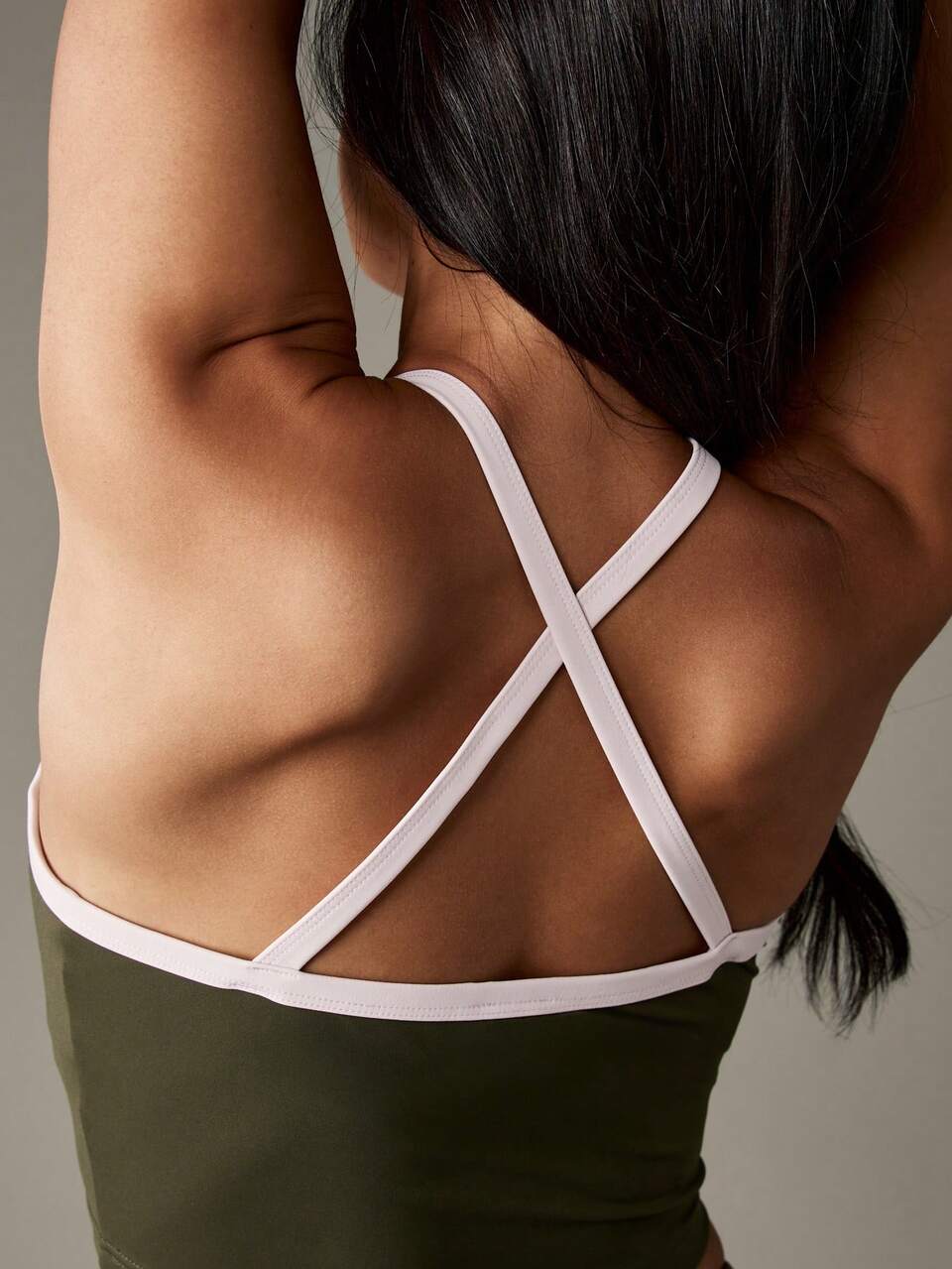 MISSGUIDED High Impact Racerback Sports Bra Workout Top Performance Fitness Running Training Compression Support High Neck Tank Yoga Exercise Top