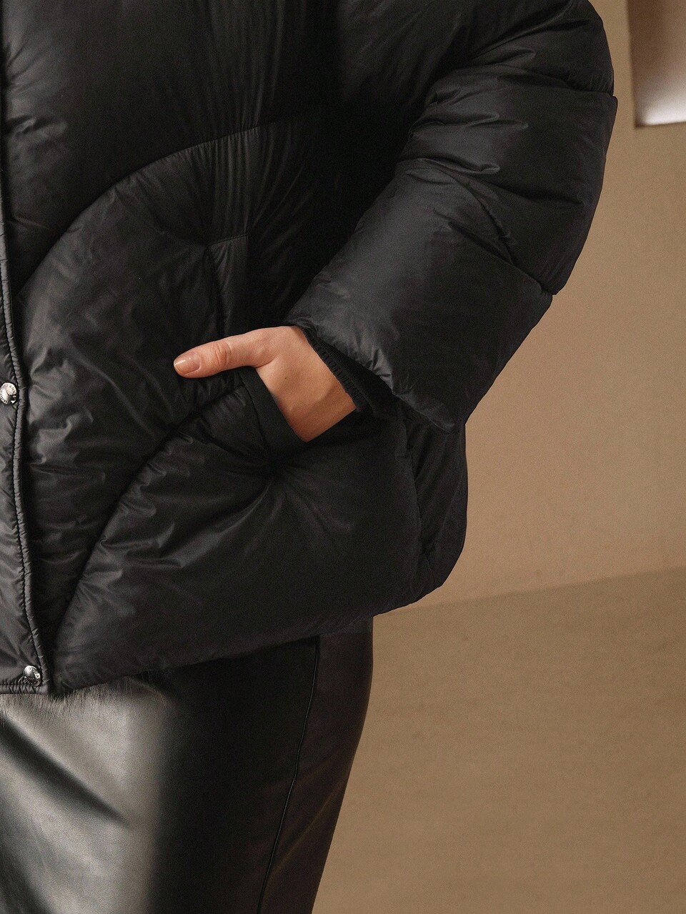 Women's Plus Size Luxury Faux Fur Collar Hooded Loose Thick Jacket,Black,Winter,Elegant,Formal,Evening,Night Out Club,Chic Stylish Christmas Coat