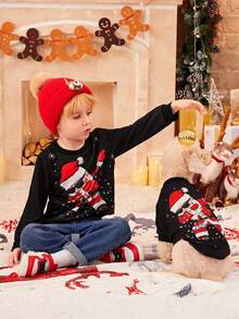 PETSIN Fashionable Christmas Print Pet T-Shirt