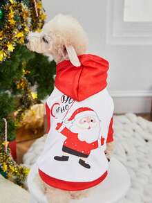 PETSIN Christmas Pet Hooded Sweatshirt