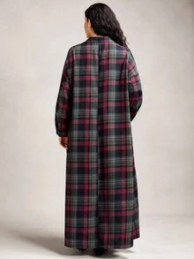 Zelara 大码休闲条纹长款衬衫裙 西部风女装 节日波西米亚风嬉皮女牛仔装 复古波西米亚风夏季波西米亚风复古女装夏季春假狂欢装 节日春假装 格子裙 女式格纹裙 格子长款裙 格子衬衫裙 女式格子裙 Polo 衫 别致冬季长款格子裙 商务 - 彩色 - 查看 6