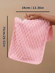 SHEIN 1/2 PCS Ultra Soft Coral Fleece Microfiber Bath Towels Lightweight Quick Dry Highly Absorbent Bathroom Towels For Home Hotel Gym Spa Travel Beach Yoga