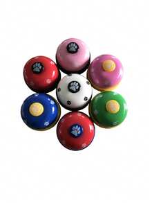 1 件猫狗爱好者礼物宠物训练呼叫铃铛、猫狗爱好者和猫妈妈爱狗爱好者和狗妈妈爱训练按钮、猫狗爱好者礼物宠物爪印踩踏铃铛、贵宾犬爱好者和狗妈妈爱训练按钮、狗爱好者和狗妈妈爱智力玩具、金毛猎犬铃铛、猫狗爱好者礼物宠物互动训练工具、狗爱好者和狗妈妈爱呼叫用餐按钮、猫狗爱好者和猫妈妈爱训练铃铛、猫狗爱好者礼物宠物行为训练工具 - 彩色 - 查看 14