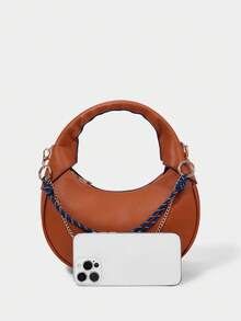 SHECARRY Geantă de mână la modă pentru femei, versatilă pentru naveta zilnică - Maro - Vizualizare 8