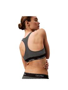 Calvin Klein Women's Bralette Black - Black and White - View 5