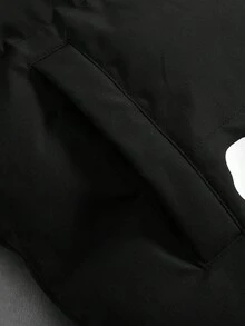 PAVTROS Manfinity Streetrush Men's Printed Zip-Up Stand Collar Coat, Winter, Fall