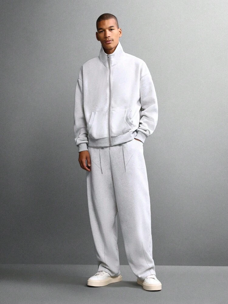 Essential Boxy Full Zip Jacket With Relaxed Joggers