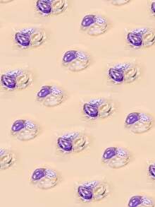 SHEIN 50 piezas/Set Perlas de detergente para ropa con aroma a flor de cerezo 3 en 1 - Líquido concentrado para lavandería, suavizante de telas y perlas antiestáticas para lavandería