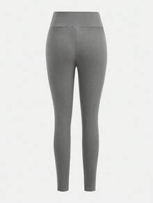 SHEIN Girlism 3pcs/Set Teen Girls' All-Match Leggings, Black, Gray, Apricot, Skinny Fit, Casual, Versatile Ankle Pants Fall Winter Tights Set Pants Pack Leggings Pack