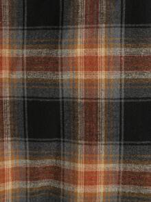 Manfinity Homme 男士格子前扣休闲长袖百搭法兰绒衬衫，适合秋季，Old Money