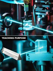 SHEIN 光学水晶棱镜 K9 玻璃光谱反射器彩虹制作器摄影道具创意照明非电动礼品桌面装饰家居办公室书房