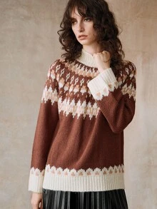 Arave 女士复古针织套头衫 - 彩色 - 查看 6