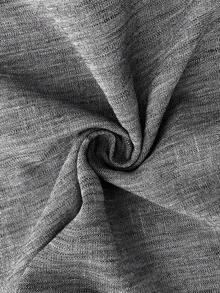 EMERY ROSE Pantalones casuales de unicolor para mujer - Gris Oscuro - Ver 10