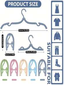 SHEIN 1 pezzo Rastrelliera di asciugatura in plastica rotante a 32 molletta - Appendiabiti pieghevole salvaspazio per calze, biancheria intima e piccoli capi, ideale per camera da letto, bagno, armadio, dormitorio e organizzazione della lavanderia