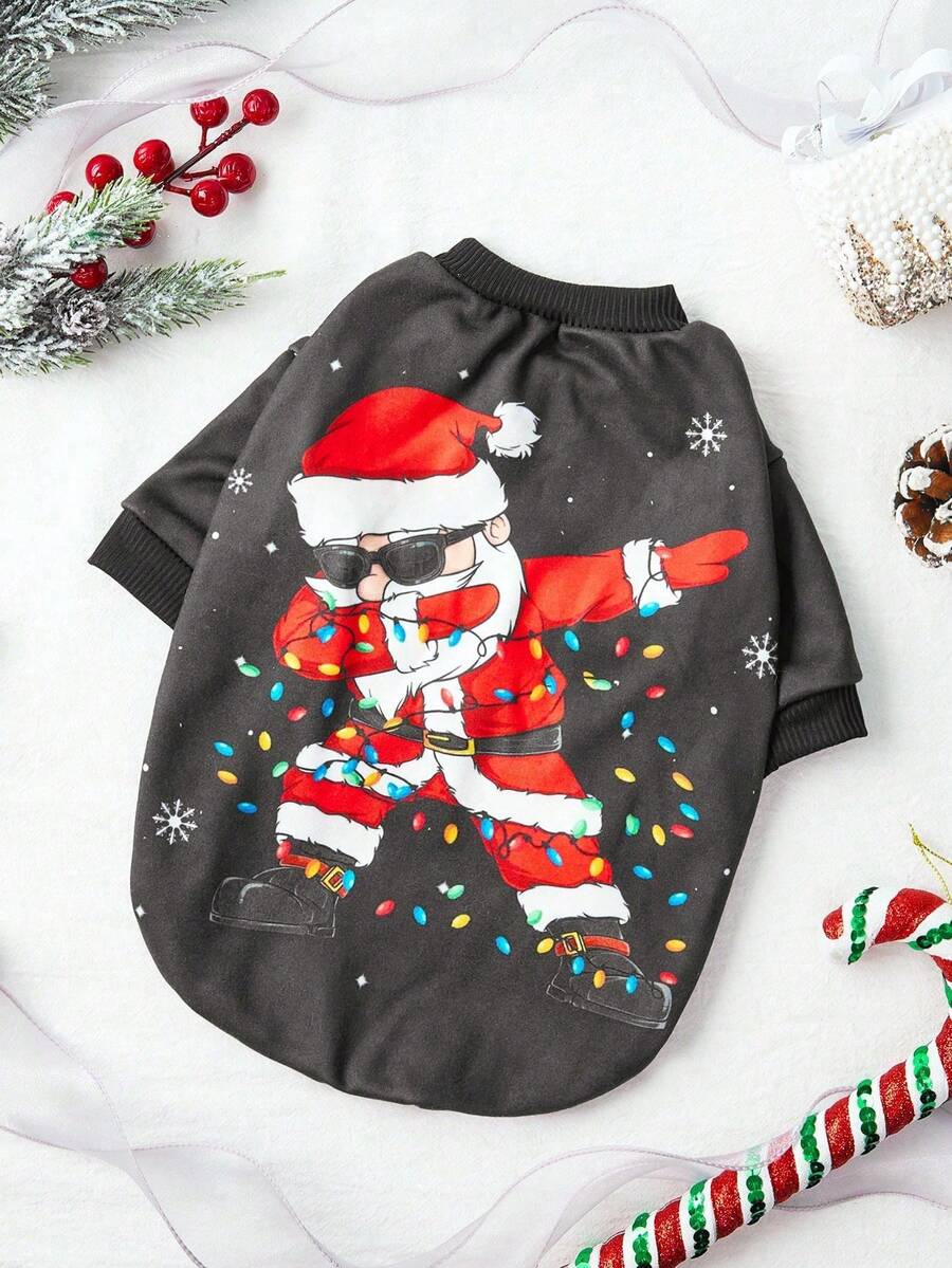 PETSIN Fashionable Christmas Print Pet T-Shirt