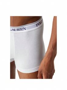 Ralph Lauren 男士三件套字母腰带平角内裤 - 白色 - 查看 2