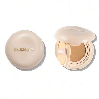 SHEGLAM Lock & Go Long-Lasting คุชชั่นฟาวเดชั่น-Sand แบรนด์ ความงาม เครื่องสำอาง สำหรับผู้หญิงและสาว ๆ สมบูรณ์แบบสำหรับฤดูร้อน ฤดูใบไม้ผลิ เหมาะสำหรับ Y2K แฟชั่นหรูหรา เหมาะสำหรับวันเกิด วันแม่ ของขวัญ ปาร์ตี้ พร้อมแล้ว สีที่ดีที่สุด