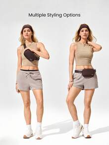 GLOWMODE Tiny Titan Nano Belt Bag Daily Casual - Brown - View 3