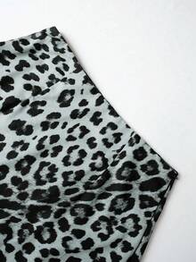 EMERY ROSE 春夏豹纹长裙 - 灰色 - 查看 3