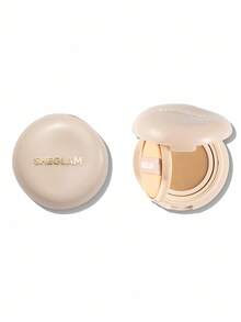 SHEGLAM Lock & Go Long-Lasting Cushion Foundation-Nude Brand Beauty Makeup Face Paint Cosmetic For Women Girls Perfect For Fall Winter Ideal For Y2K Fancy Fashion Suitable For Birthday Christmas Present Party Ready Best Color