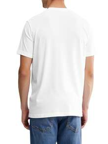 Diesel Men's T-shirts White - Blanco - Ver 2