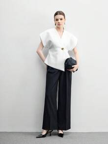 CUCCOO BIZCHIC 绿色复古尖头中跟优雅简约通勤女士高跟鞋，适合工作、约会和正式场合 - 黑色 - 查看 10