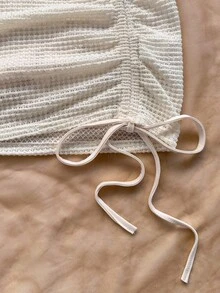 Soleia 女士两件套日常穿搭 露肩圣诞上衣 开学季服装 女士开学季秋季服装 哥特风女装 俱乐部服装 女士性感万圣节服装 俱乐部连衣裙 外出服装 演唱会服装 乡村演唱会服装 - 卡其色 - 查看 3