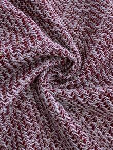 RosyDaze 女式小圆点领背心粗花呢夹克 - 紅色 - 查看 3